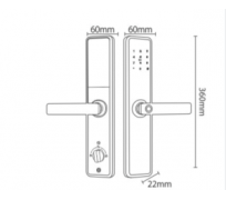 Khóa vân tay Kassler Kl-566 Copper App Bluetooth, Remote