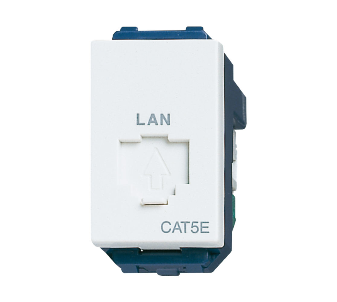 Ổ cắm data CAT5E Panasonic Wide Series WEV2488SW