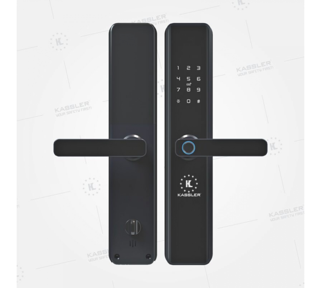 Khóa cửa vân tay Kassler KL-669 Black App Wifi