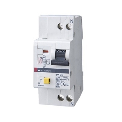 CB chống giật Mitsubishi BV-DN 1PN 10A 30mA 4.5kA Việt Trung Đức