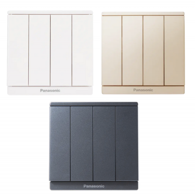 Bộ 4 Công Tắc 2 Chiều Moderva Panasonic WMF508-VN Việt Trung Đức